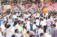 Narendra Modi Nava Bharat Yuva Bheri Photos
